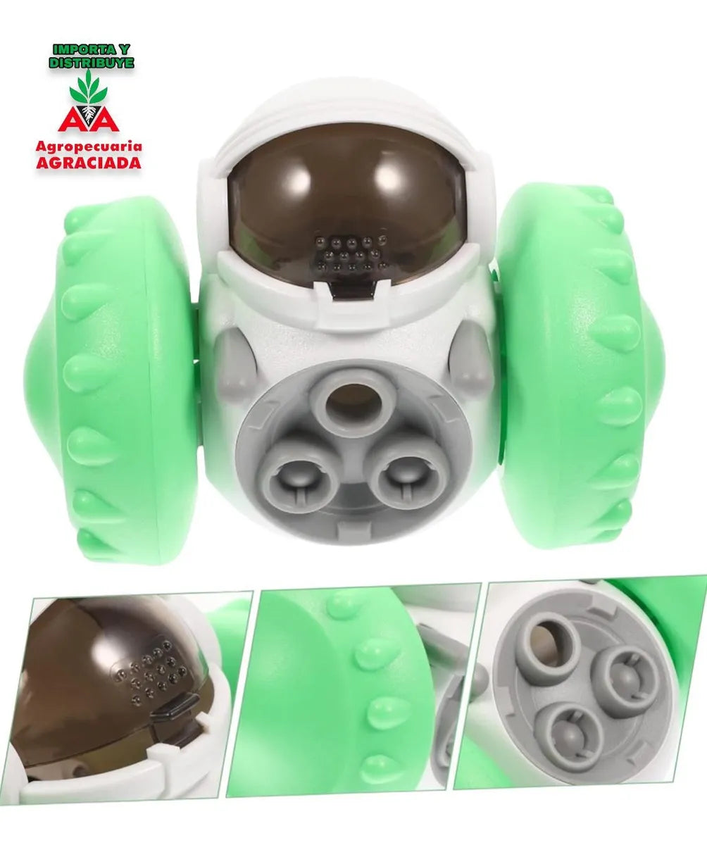 Juguete Dispensador De Comida Para Mascotas Espacial
