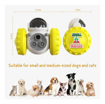 Juguete Dispensador De Comida Para Mascotas Espacial