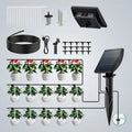 Kit De Riego Solar Con Bomba Y Estacas Eficiente Agro-a