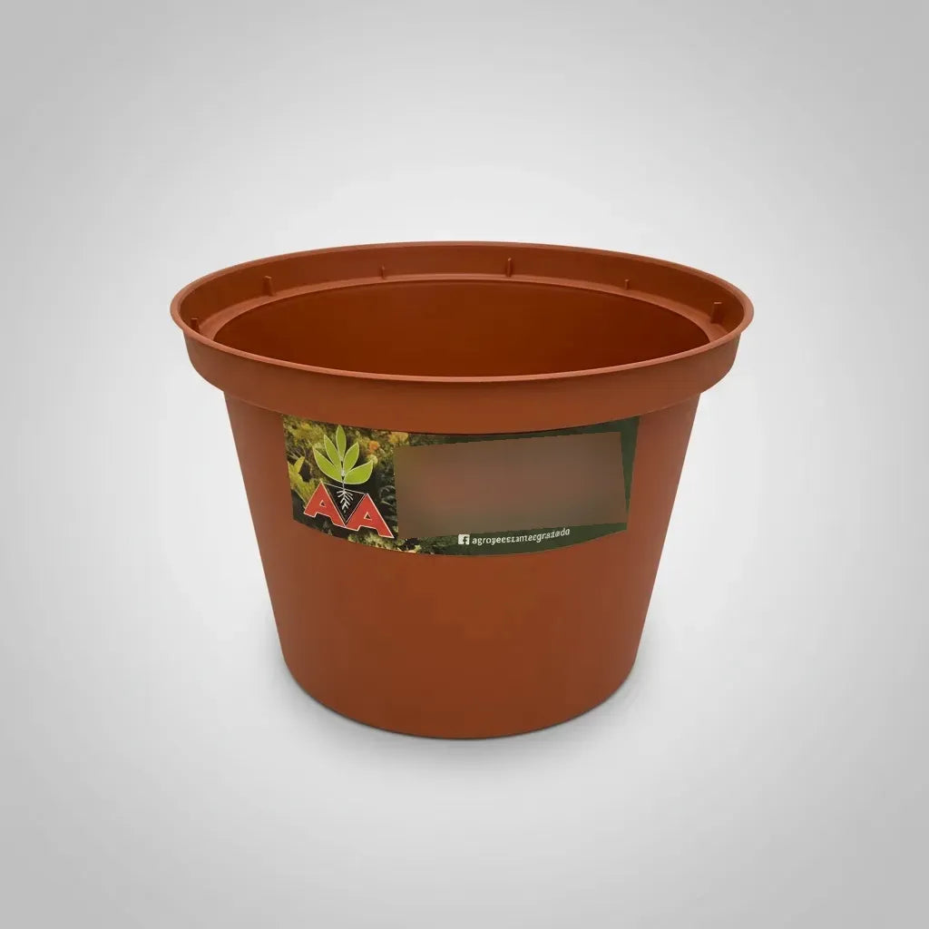 Maceta Plastica Exterior Interior Linea A 14 Cm X 2 Unidades