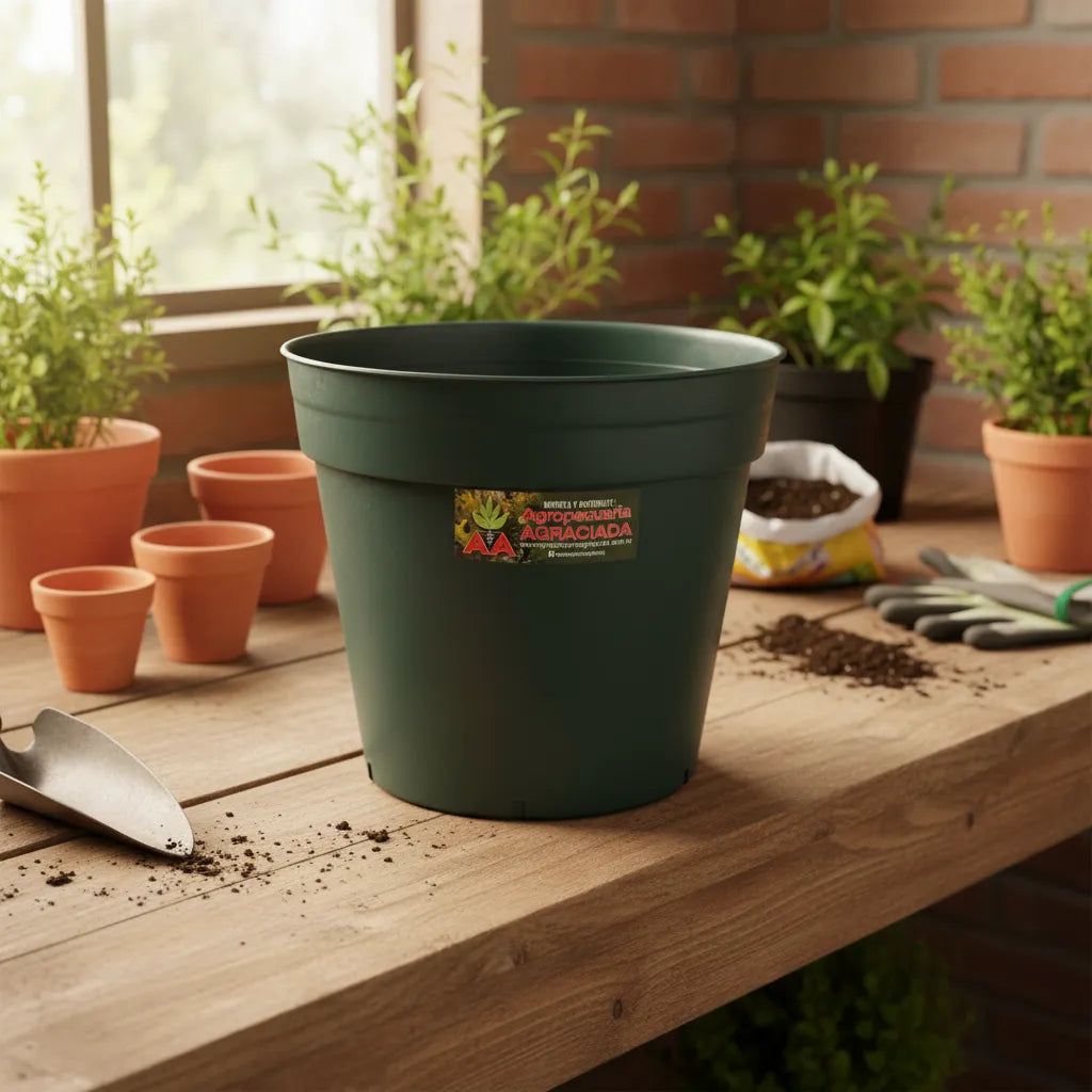 Maceta Plastica Exterior Interior Linea A 14 Cm X 2 Unidades