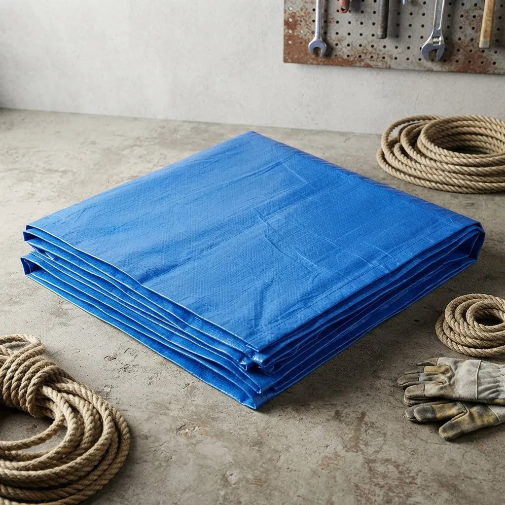Lona Impermeable Camping 3x4m Azul O Naranja Con Filtro Uv