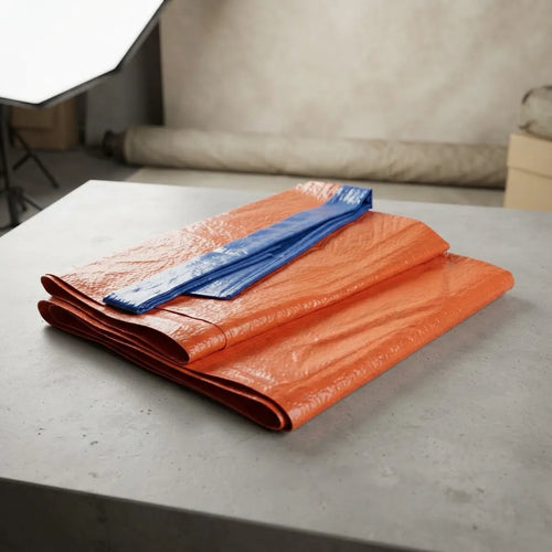 Lona Impermeable Camping 3x4m Azul O Naranja Con Filtro Uv