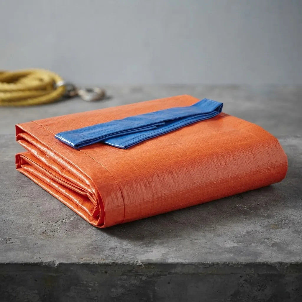 Lona Impermeable Camping 3x4m Azul O Naranja Con Filtro Uv