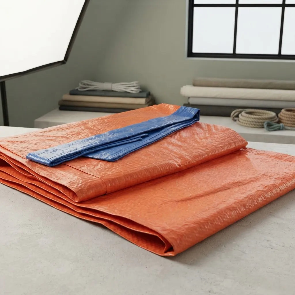 Lona Impermeable Camping 3x4m Azul O Naranja Con Filtro Uv