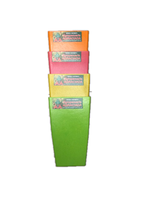 Maceta Conica Alta Colores Mix 16 x 10