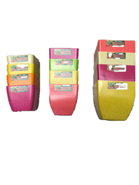 Maceta Cuadrada Chica Colores Mix 11 x 10 cts