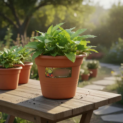 Maceta Agro A Exterior Interior Modelo Cilindrica 16 Cms