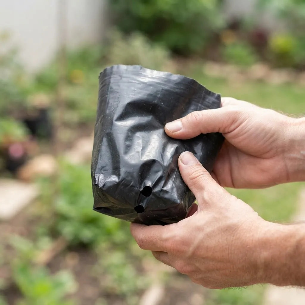 Maceta Bolsa Mini Fina Para Vivero X50u ( 6cm, 9cm , 11cm)