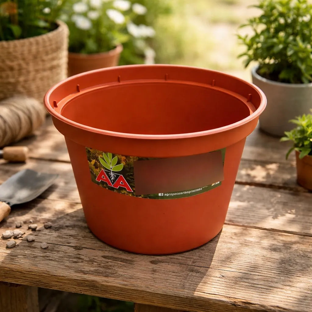Maceta Plastica Exterior Interior Linea A 12 Cm X 2 Unidades