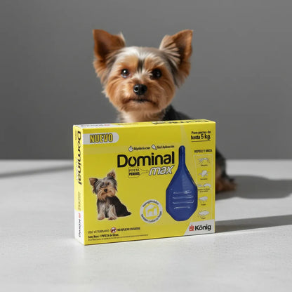 Pipeta Dominal Max Hasta 5kg Para Perros Azul