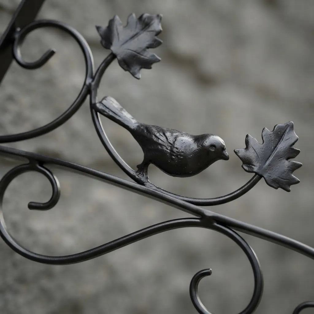 Ménsula De Hierro Pájaros Para Macetas Decoración De Jardín