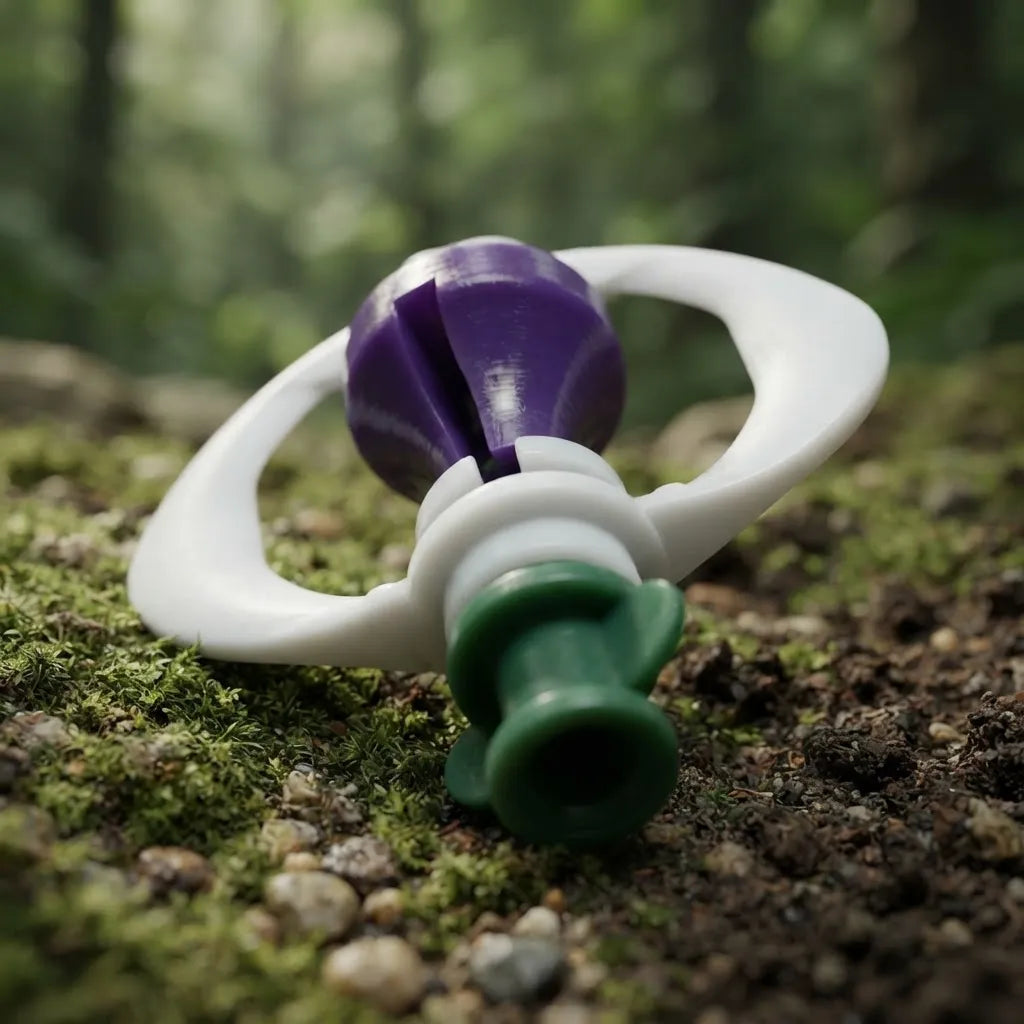 Micro Cabezal De Riego Giratorio 360° Blanco Y Violeta X10u