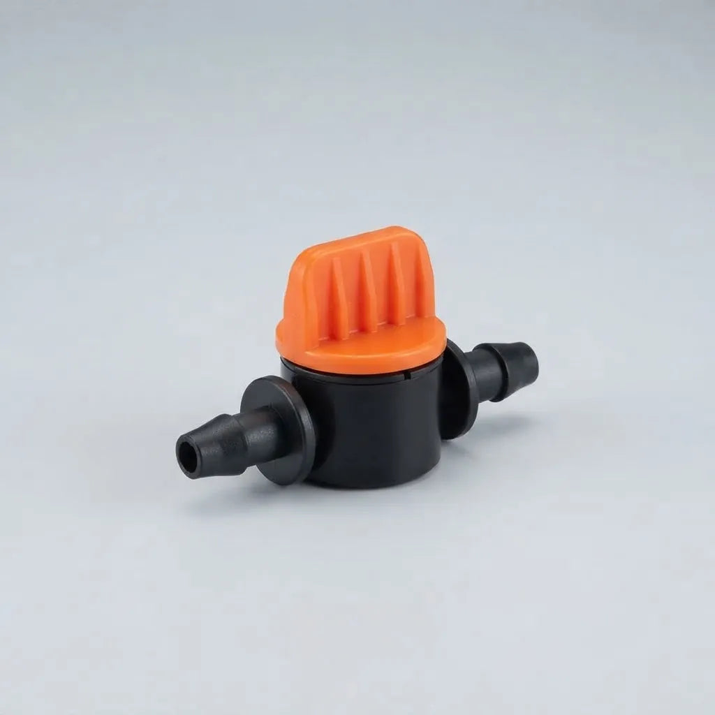 Mini Válvula Para Picos De Goteo Alta Durabilidad Naranja