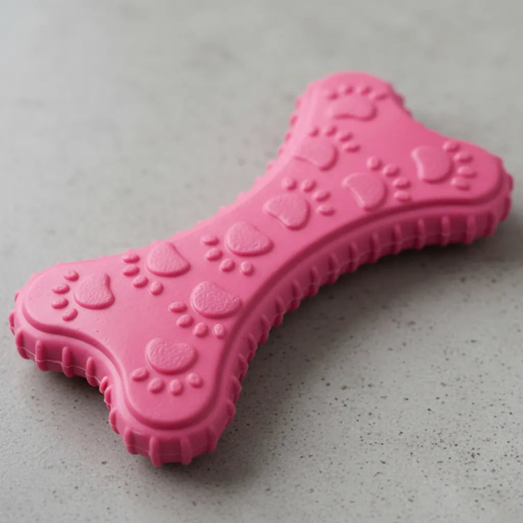 Hueso Mordillo Macizo de Goma