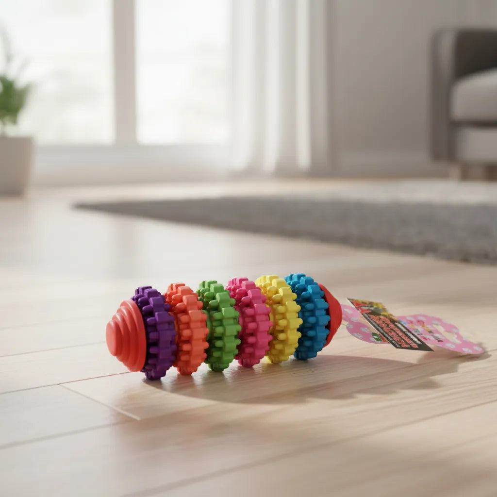 Giratorio 6 Ruedas, Mordillo Macizo de Goma