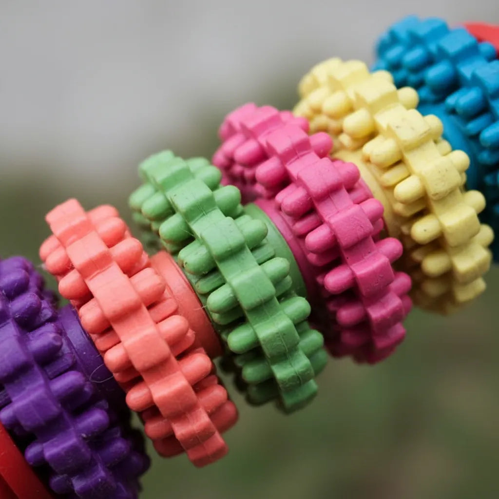 Giratorio 6 Ruedas, Mordillo Macizo de Goma