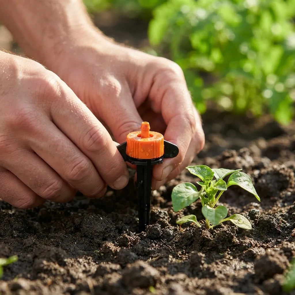 Pico De Riego Por Goteo 8 L/h Naranja Agro-A X20Und