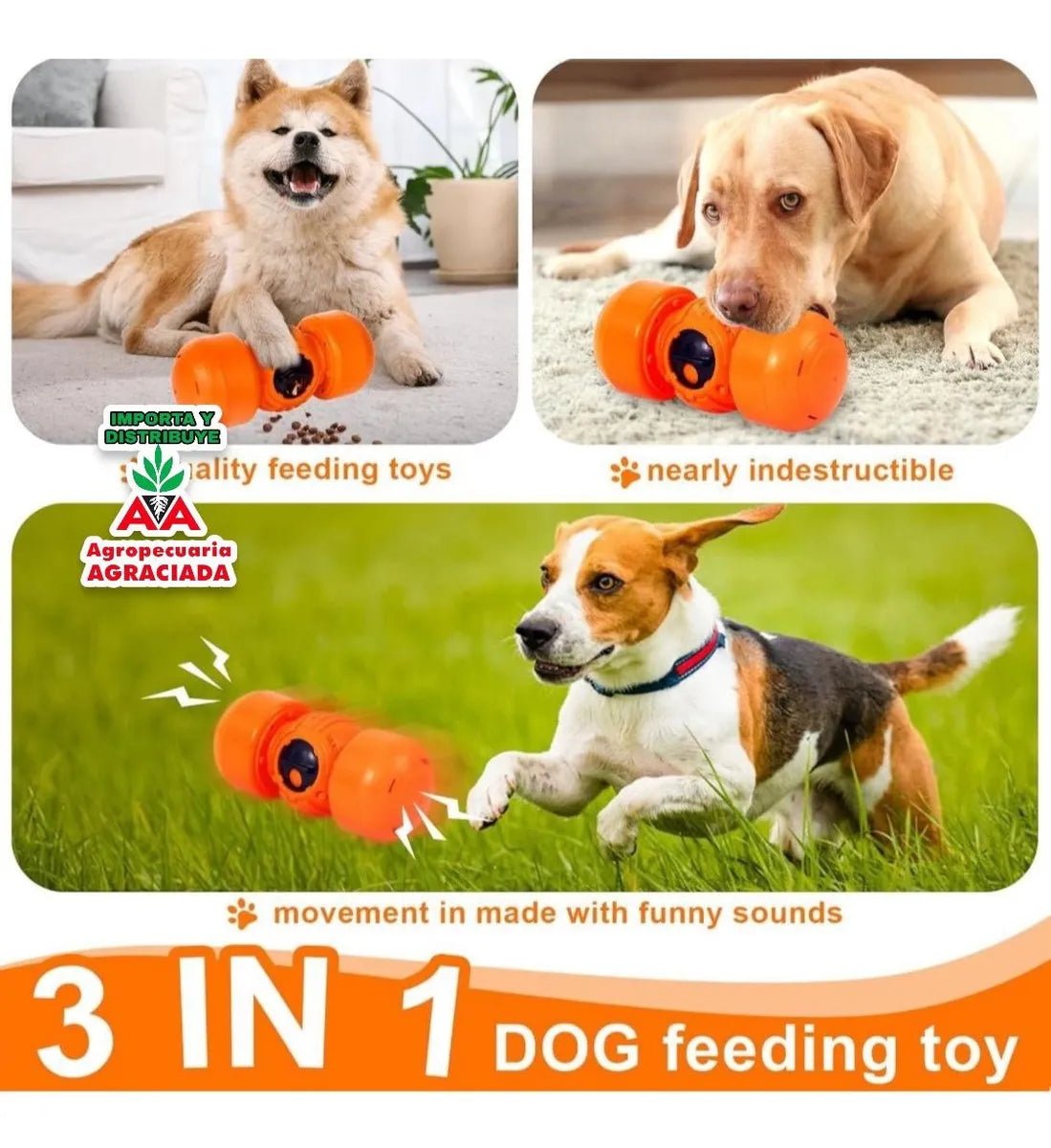 Juguete Dispensador De Pastillas Para Perros Grandes
