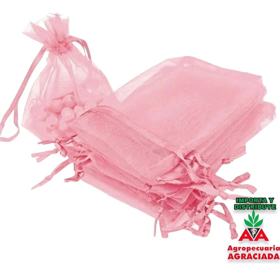 Bolsas De Organza 9x7 Cm Multicolores Pack Por 50 Souvenir