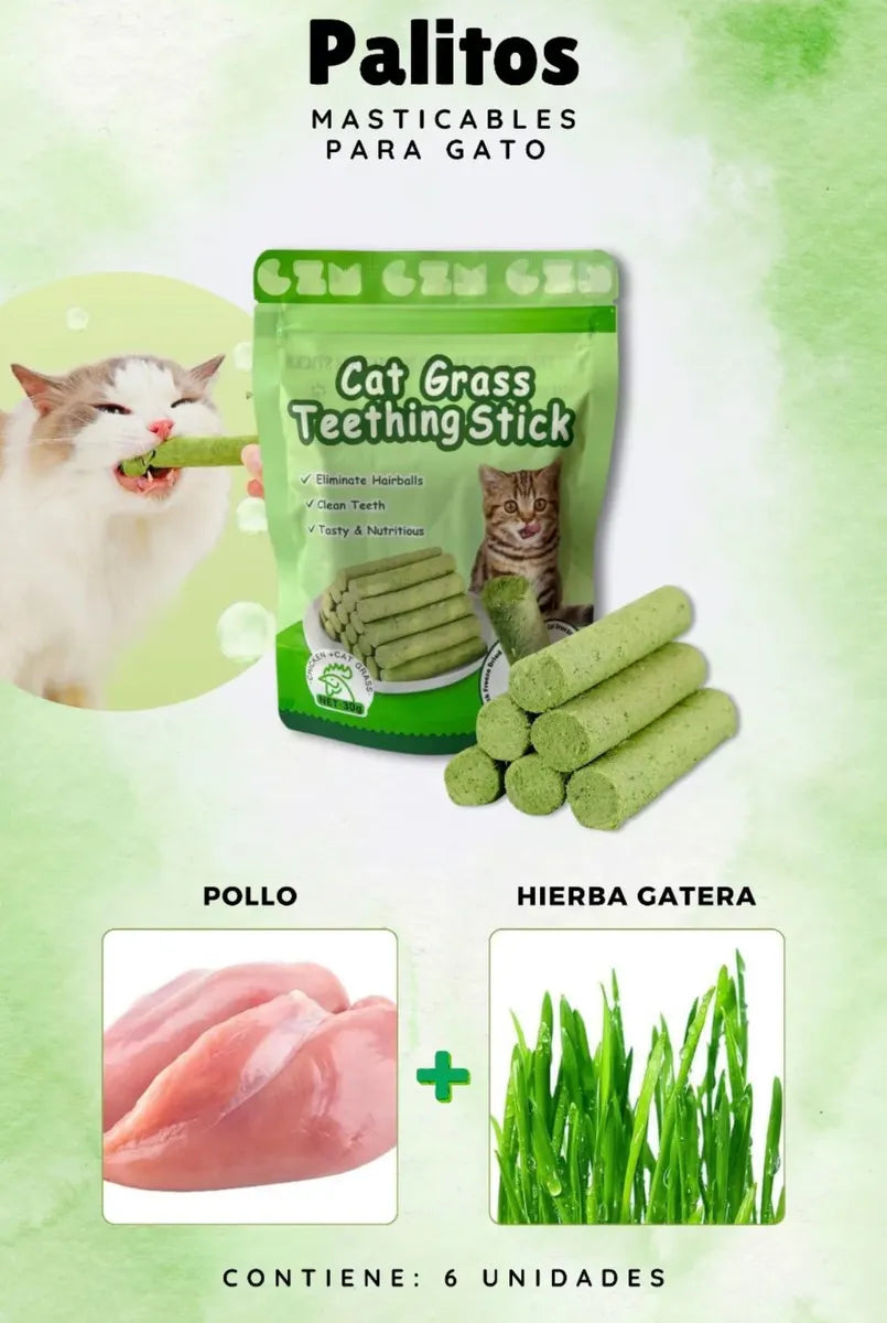 Snack Palitos Para Gato Masticables Pollo 30gr Agro A