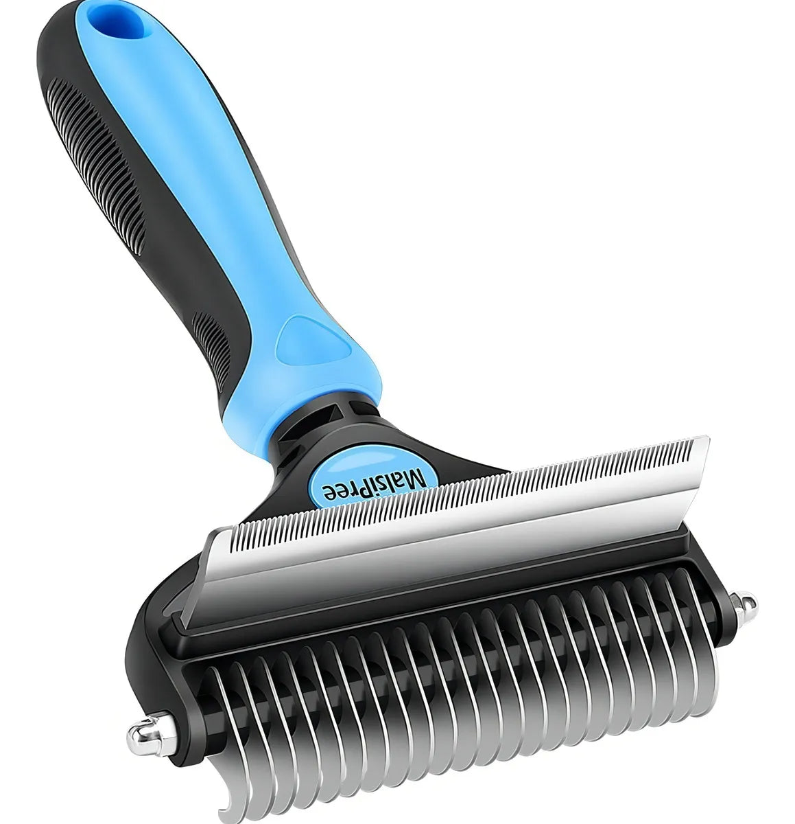 Peine Deslanador Agro A Mascotas Perros Gatos Acero Inoxidable Rosa