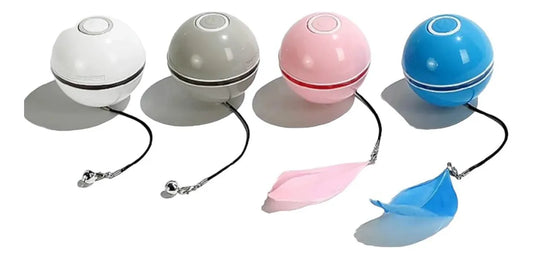 Pelota Inteligente Para Gatos Recargable Con Luces Led
