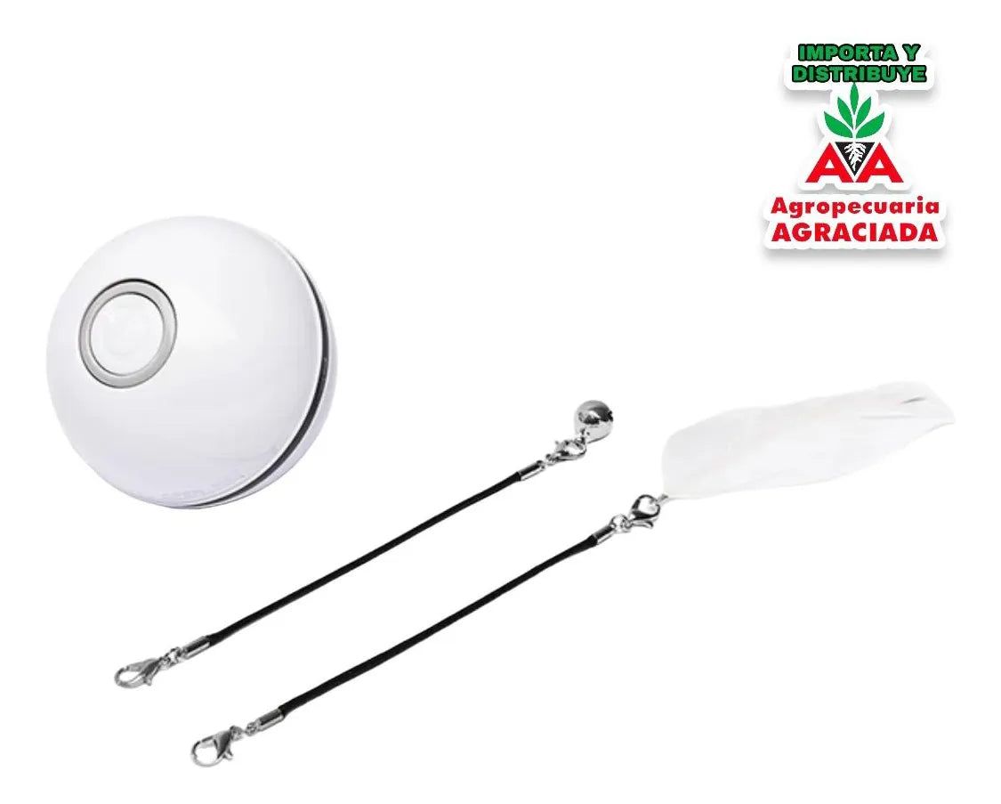Pelota Inteligente Para Gatos Recargable Con Luces Led