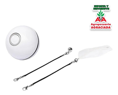 Pelota Inteligente Para Gatos Recargable Con Luces Led