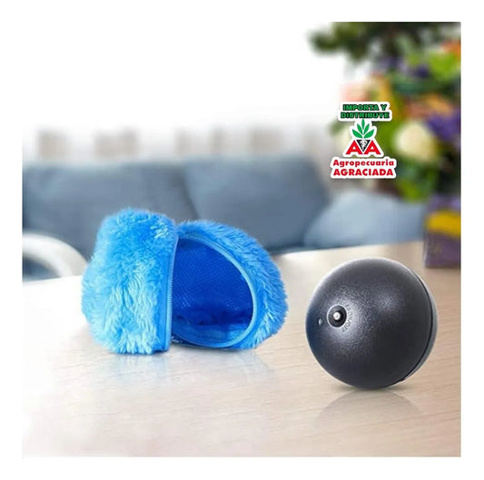 Pelota Robótica Juguete Para Mascotas + 4 Fundas De Colores Varios