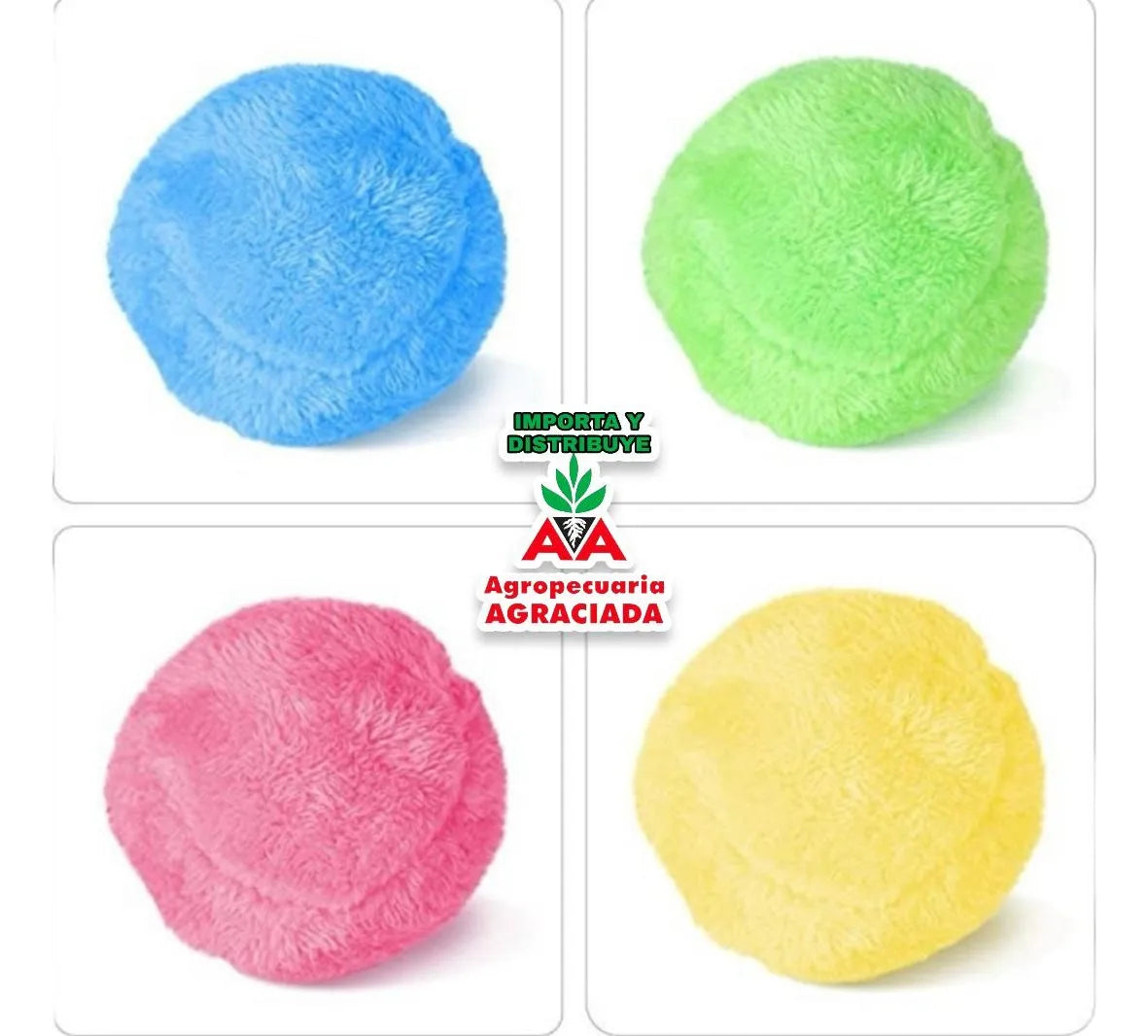 Pelota Robótica Juguete Para Mascotas + 4 Fundas De Colores Varios