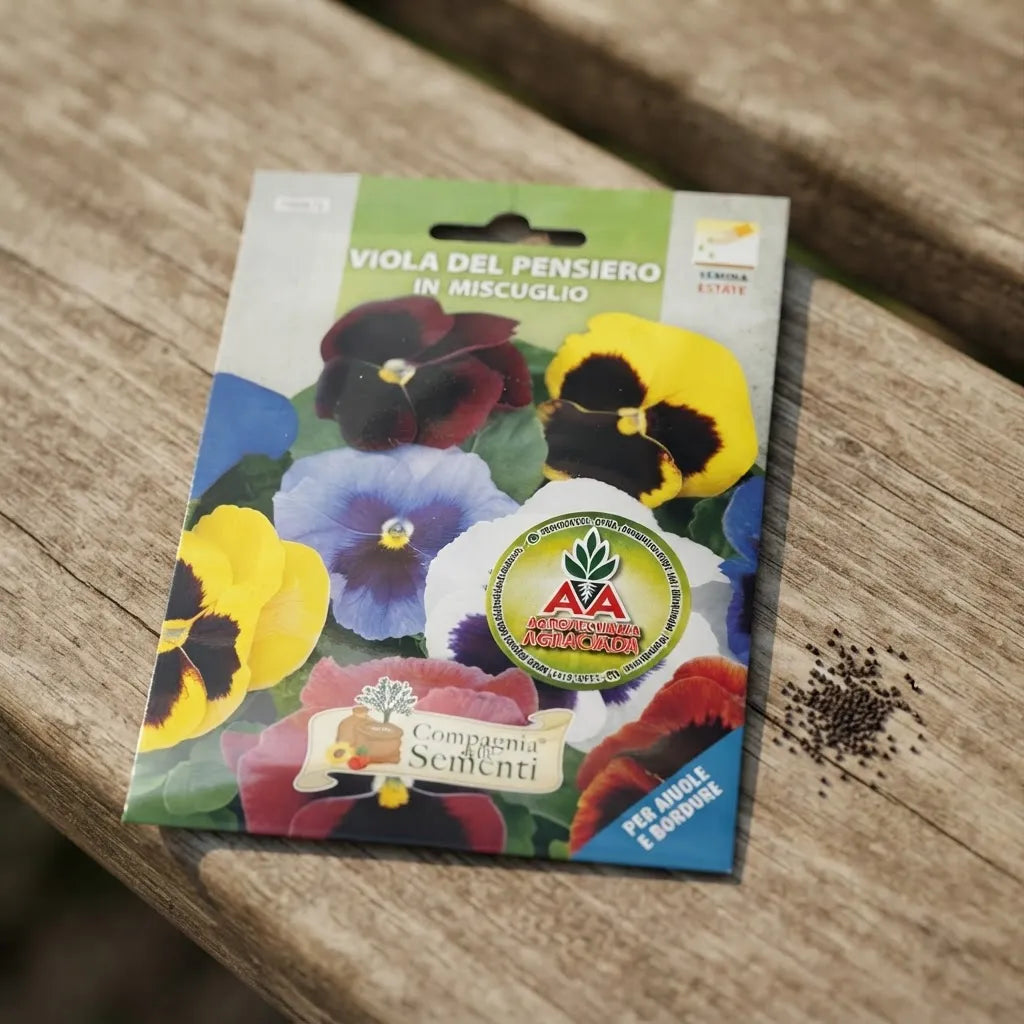 Semillas De Flores Pensamiento Gigante Suizo Variados Agro A