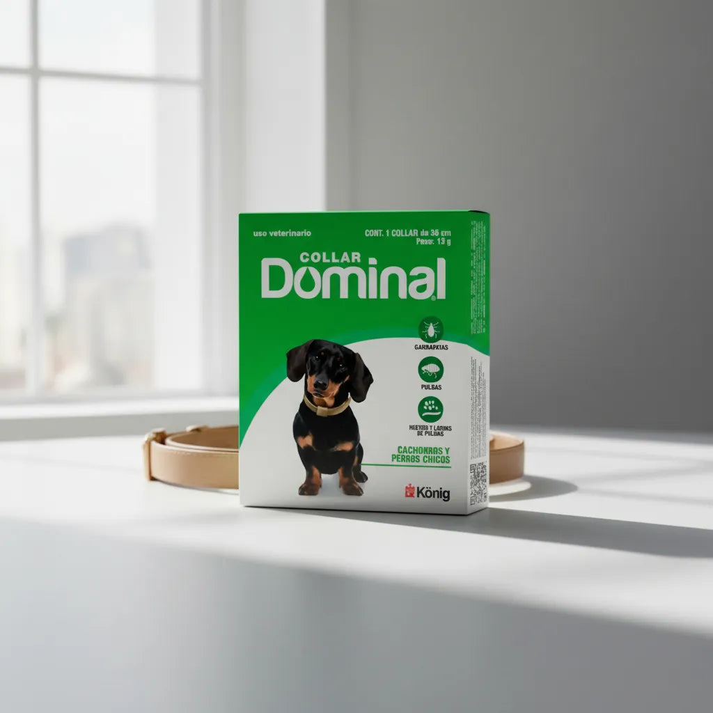 Collar Antiparasitario Konig Dominal Perro 1-5 Kg