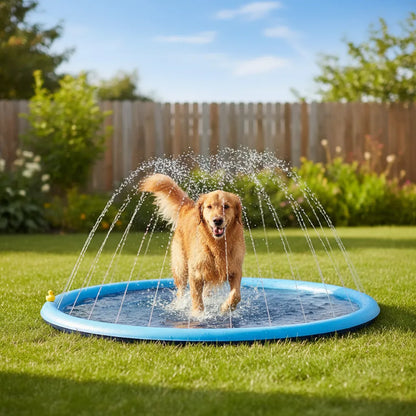 Piscina Para Perros, Con Lluvia Tamaño 150 Cm