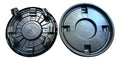 Plato Para Maceta Con Ruedas Grande 35 Cts. Negro Plato Con Ruedas