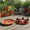 Plato Para Maceta Con Ruedas Chico 30 Cts. Terracota