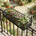 Soporte De Balcón Para Macetas De Acero 60x12cm Grande