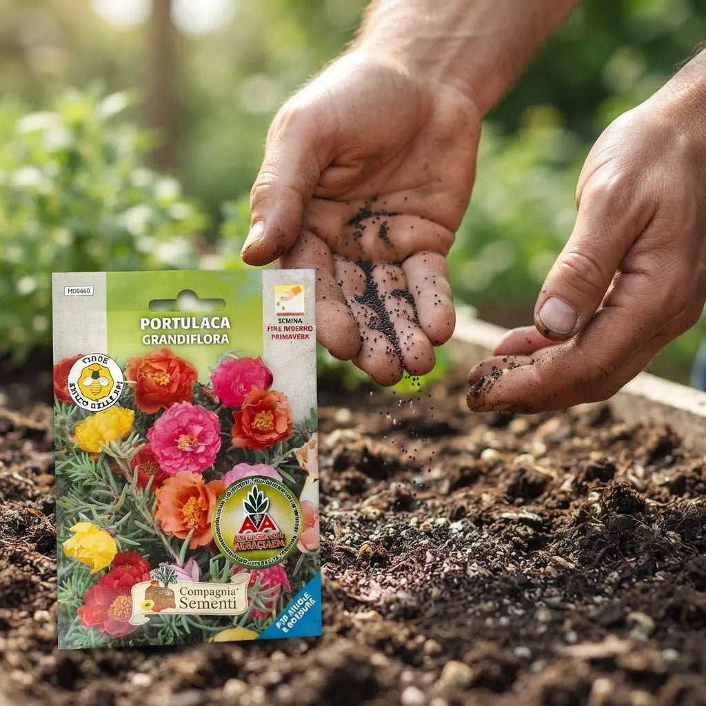 Semillas De Flores Portulaca Doble Variadas Agro A