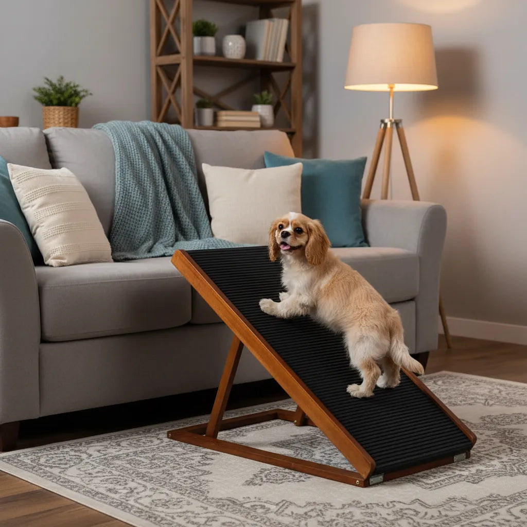 Rampa Chica Plegable Y Ajustable 3 Alturas Para Mascotas A-a