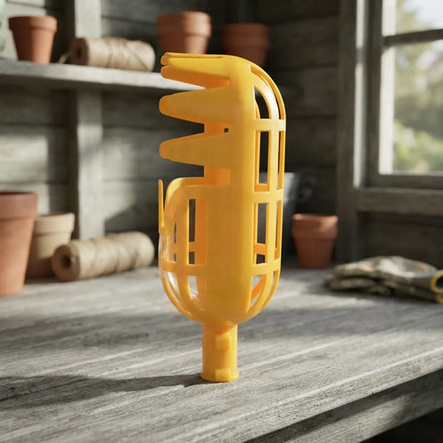 Recolector De Frutas Plástico Amarillo