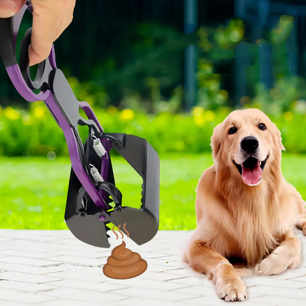 Pala Palita Sanitaria Articulada Para Perros Y Gatos Atrix ® Color Violeta