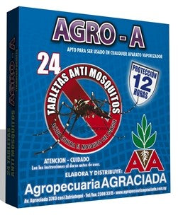 Tabletas anti mosquitos termoevaporables