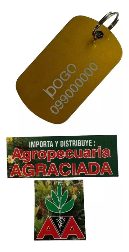 Chapitas Placas Identificadoras De Mascotas Tag Grabadas