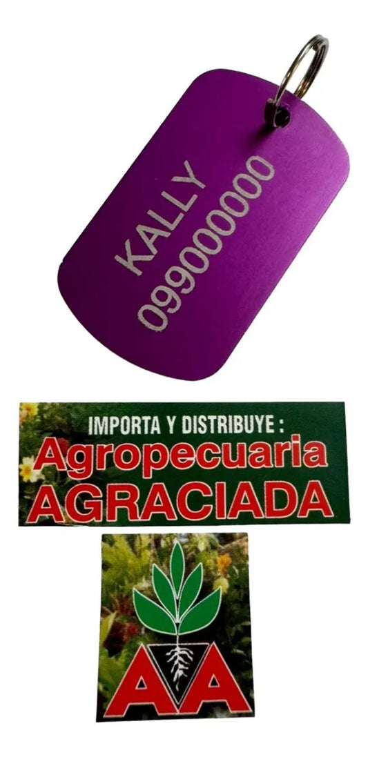 Chapitas Placas Identificadoras De Mascotas Tag Grabadas