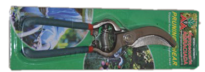 Tijera de Poda Mango Verde con Blister