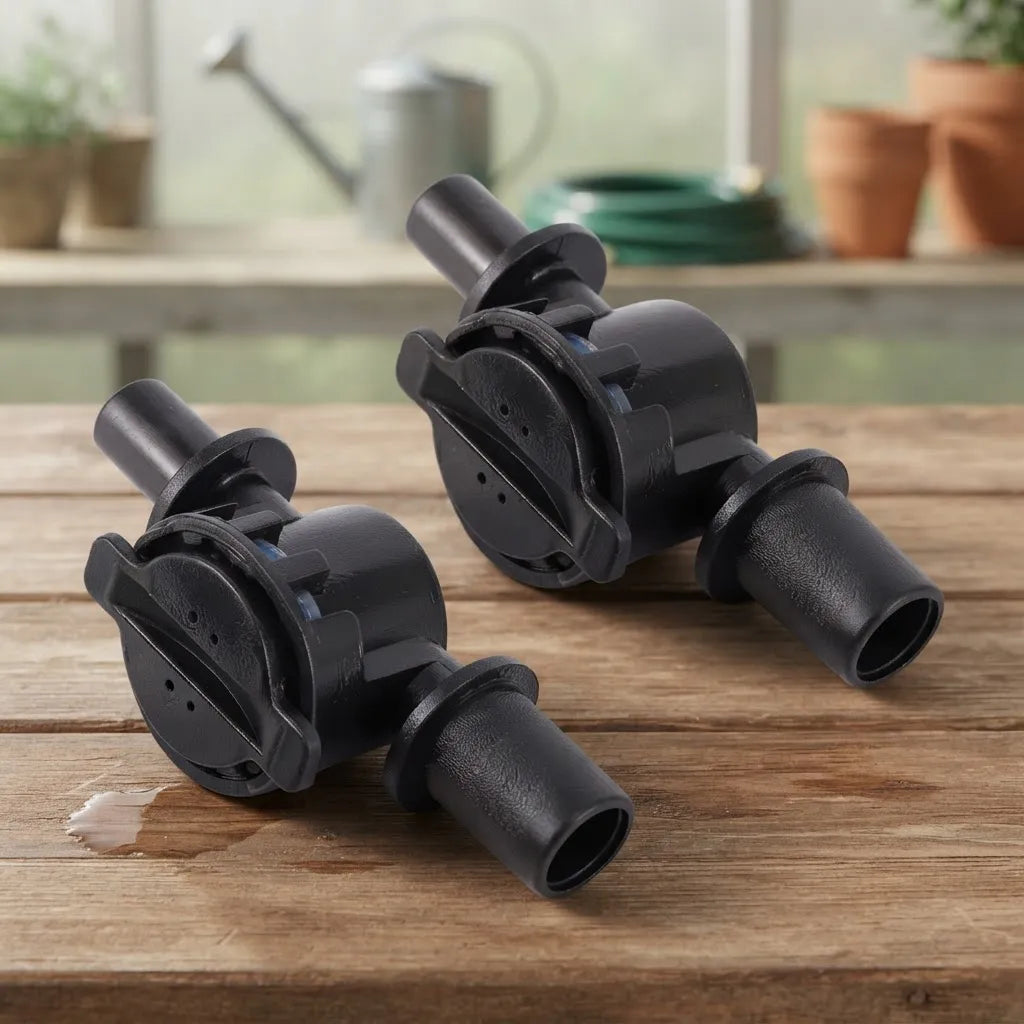 Conector Antigoteo Para Sistema De Riego De 6mm A Od De 6mm