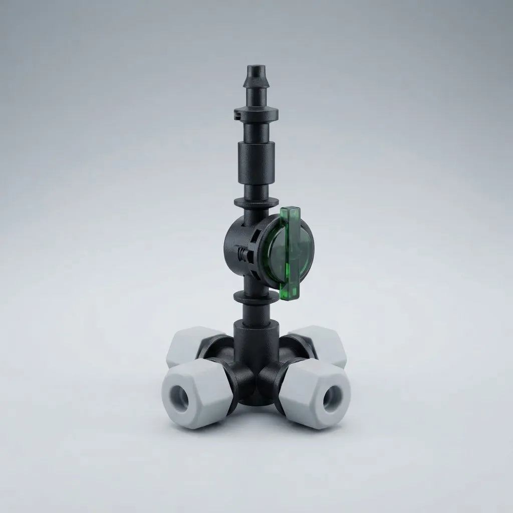 Conector Antigoteo Para Sistema De Riego De 6mm A Od De 6mm