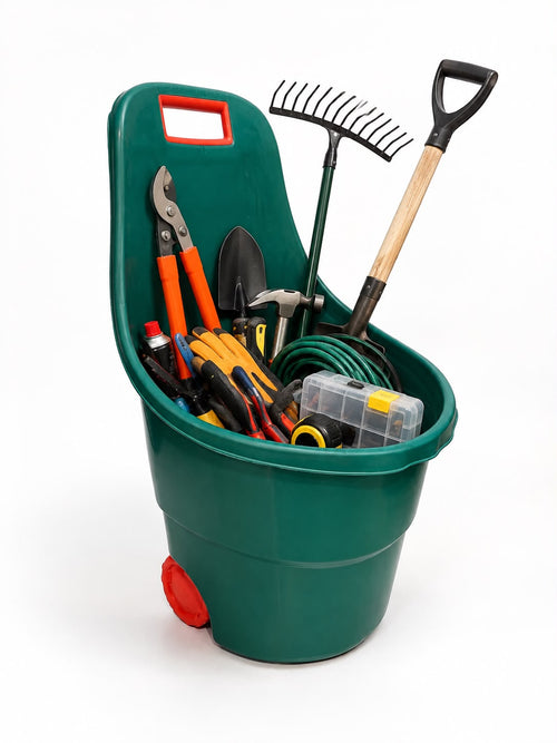 Carro Multiuso Con Ruedas Para Jardin Herramientas Hogar