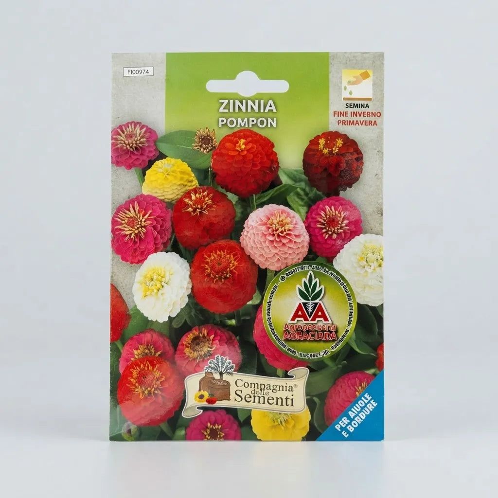 Semillas De Flores Zinnia Liliput Variadas Agro A