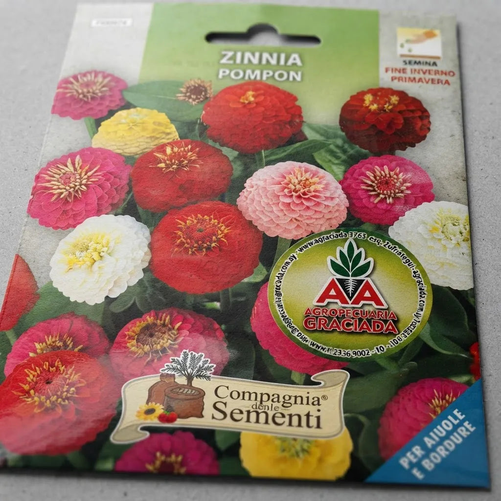 Semillas De Flores Zinnia Liliput Variadas Agro A